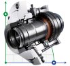 Торцевое уплотнение картриджного типа для мешалок R-MR35L-D 160, SIC/SIC/CAR/SIC/VITON, 304