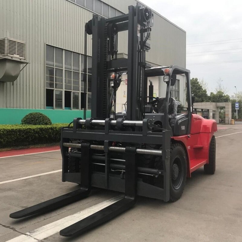 Дизельный погрузчик FD100-35, 10 тонн, высота подъема вил 3,5м, двигатель Xichai CA4DF3