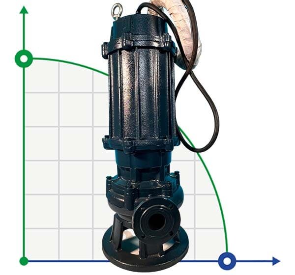 Submersible sewage pump 100WQ65-15-5.5/4 for pumping groundwater