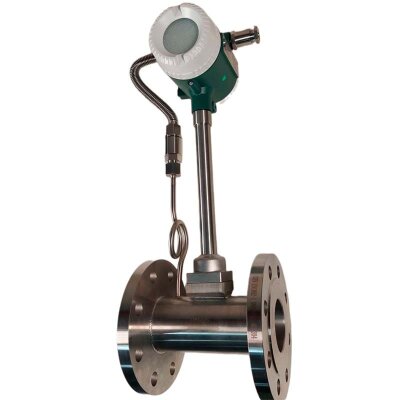 DN65 Вихревой счетчик пара из нержавеющей стали KLUGB DN65/PN16 RF DIN фланец 0,3-3 t/h,<1,6 МПа, <250°C, 4-20mA, ExdIIBT6