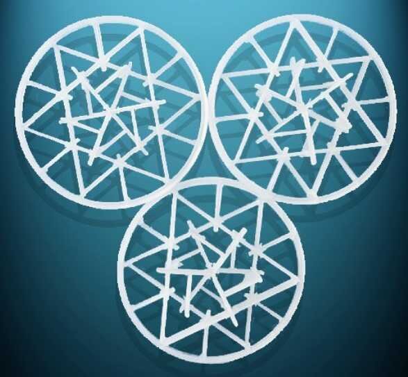 Кольца Сноуфлейк (Snowflake Ring), PP, 90 мм