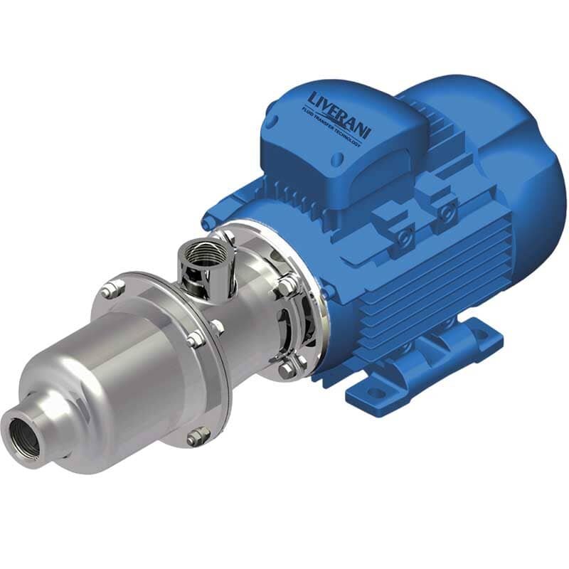 Edelstahl-Schraubenpumpe für Lebensmittel mit Feststoffeinschlüssen LIVERANI MO-I 28 TF 0,25 kW, 1400 U/min, 380 V