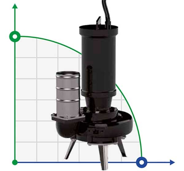 Veneroni LSE 10, 5,5 kW, 144 m3/h elektrische Tauchpumpe
