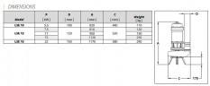 Veneroni LSE 10, 5,5 kW, 144 m3/h elektrische Tauchpumpe