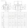 Distillation and rectification column cap DN150, stainless steel