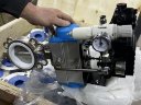 PN6 DN100 Zawór motylkowy, korpus i tarcza AISI 304, PTFE z siłownikiem pneumatycznym Ex, jednostronnego działania (ze sprężyną), pozycjoner 4-20MA