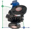 Acid-resistant pump with magnetic coupling MP-HX-251 GFRPP, 180L / min, 22m, 380V, ABLE Motor