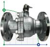 PN16 DN80 Шаровой кран из нержавеющей стали AISI 316, Seat PTFE