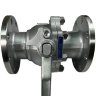 PN16 DN80 Шаровой кран из нержавеющей стали AISI 316, Seat PTFE