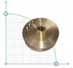 Impeller for pump 1000932 JL-100-7.5