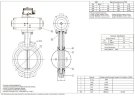 PN6 DN150 Задвижка Баттерфляй, корпус и диск AISI 304, PTFE с пневмоприводом Ex двойного действия, позиционер 4-20MA