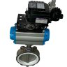 PN6 DN150 Задвижка Баттерфляй, корпус и диск AISI 304, PTFE с пневмоприводом Ex двойного действия, позиционер 4-20MA