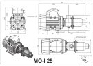 Schraubenpumpe zum Fördern dickflüssiger Medien LIVERANI MO-I 25 TF 0,25 kW, 1400 U/min, 380 V, Edelstahl