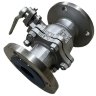 PN16 DN65 Robinet à bille en acier inoxydable AISI 316, Siège:PTFE