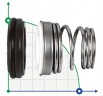 Mechanical seal R-BT-FN 30, SIC/SIC, VITON, 316