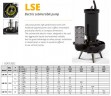 Electrobomba sumergible Veneroni LSE 12, 15 kW, 306 m3/h