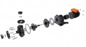 Chemiepumpe mit Magnetkupplung MP-HX-542 GFK, 450L/min, 24,4m, 380V, ABLE Motor