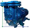 Vakuum-Wasserringpumpe ESV 220/90, 195 m3/h, 5,5 kW, 1450 U/min
