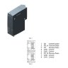 6ES7193-6AR00-0AA0 BA Adaptador de bus 2X RJ45