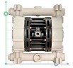 Pneumatyczna pompa membranowa BOXER 100 PP IB100-P-HTTPT--