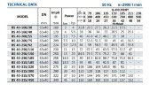 Bomba para aumento de presión BSM 40-250/185 (27/80,7), 18,5kW, 2900