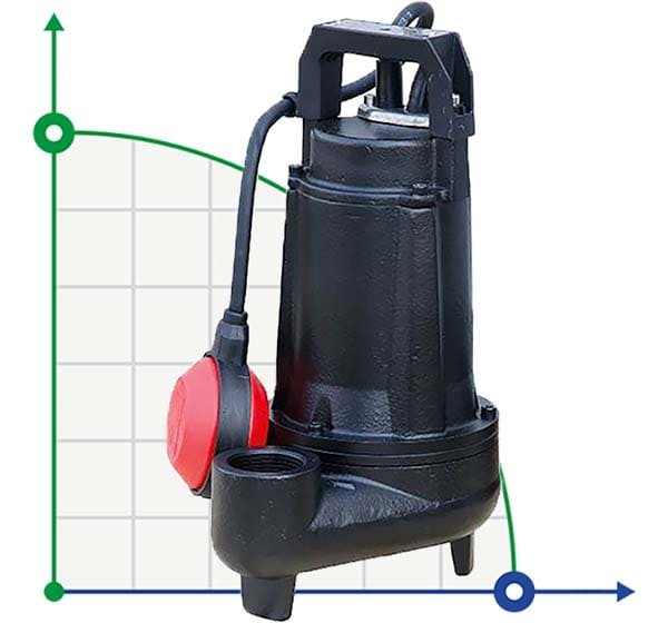 Submersible pump Dreno COMPATTA 1, M with Vortex impeller