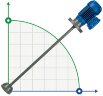 Electric mixer for chemistry AQUA AG3-PVC90/F, 380V, 1400 RPM, ADAG3P09F