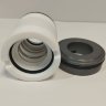 Механическое уплотнение химического насоса QHB с PTFE сильфоном R-WB3 25, L, CAR/SIC, VITON, 304