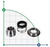 Sello mecánico Alfa Laval R-AL.LKHf 32, CAR/SIC, EPDM, 304