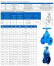 DN350 PN16 Gate valve with rubberized wedge 30х39р cast iron body, seal: EPDM, GOST