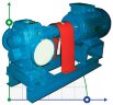 Bomba de engranajes para aceite de girasol sin refinar EMSE EDP 1030, DN80, 30 m3/h, 3 bar, 7,5 kW, 380V, 1000 rpm