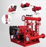 Estación de bomberos de dos bombas BEDJ 500/9-60-61-7.5 (32 l/s, 90m, 45kW)