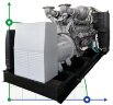 Промышленный дизельный генератор XHYP-800GF с ATS, двигатель Perkins 1000kVA, 800kW, 380V/50HZ открытого типа