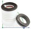 Механическое торцевое уплотнение насоса для химии с PTFE сильфоном R-WB3 25, S, CAR/SIC, VITON, 304