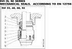 Торцевое уплотнение Lowara R-LWR 22, CAR/SIC, EPDM, 304 типа AESSEAL P0LXB, VULCAN 822, ROTEN 8E5K