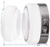 Sello de cañón R-10T 55, SIC/SIC, PTFE, 304, V
