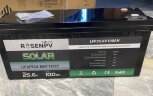 Акумуляторна батарея літій-залізо-фосфатна 25.6V 100Ah LiFePO4, LFP напольний з комірками EVE 3.2V 100Ah LiFePO4 grade A cells