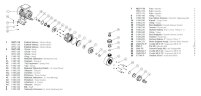 Насос пластиковый для перекачки химических веществ DiaPump PA1037 PP, 0,37 кВт, 3000 об/мин, 380В