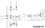Нижние уплотнительное кольцо, PTFE, PHOENIX P07