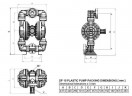 Bomba neumática de membrana DP 15 PP/V - PB/V