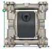 DEBEM MICROBOXER Bomba neumática de membrana AISI 316L+PTFE IMICRA-HTAAT