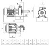 Plastikowa pomDiaPump PA chemiczna do kwasów DiaPump PA2150 PP, 1,5 kW, 3000 obr/min, 380V