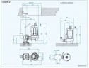 Pompe submersible Dreno COMPATTA 2, M avec roue vortex