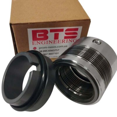 Торцеве ущільнення з металевим сильфоном R-680 32, SIC/SIC, VITON, AM350/316