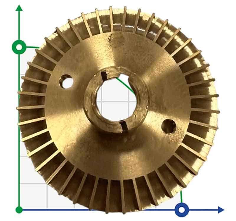 Rodete para bomba de aceite vortex WM-05 latón