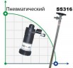Drum pump BTS-HD-A1+SS316L-HP-1200mm (air driving motor )