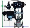 DN150 Pneumatic control valve 10T11Y-DNx15040Z-L112C-C (cast iron body, SS304 trim) with YT-1000 positioner, input 4-20mA