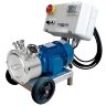 Рідинно-кільцевий насос для оцту LIVERANI INV 60 Inox 2, TF/M +BY-PASS, 4 кВт, 600-1700 об/хв, 380В, AISI 316 з частотником, на візку