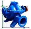 Double Suction Split Case Pump 1D 630-125, 1000, without engine