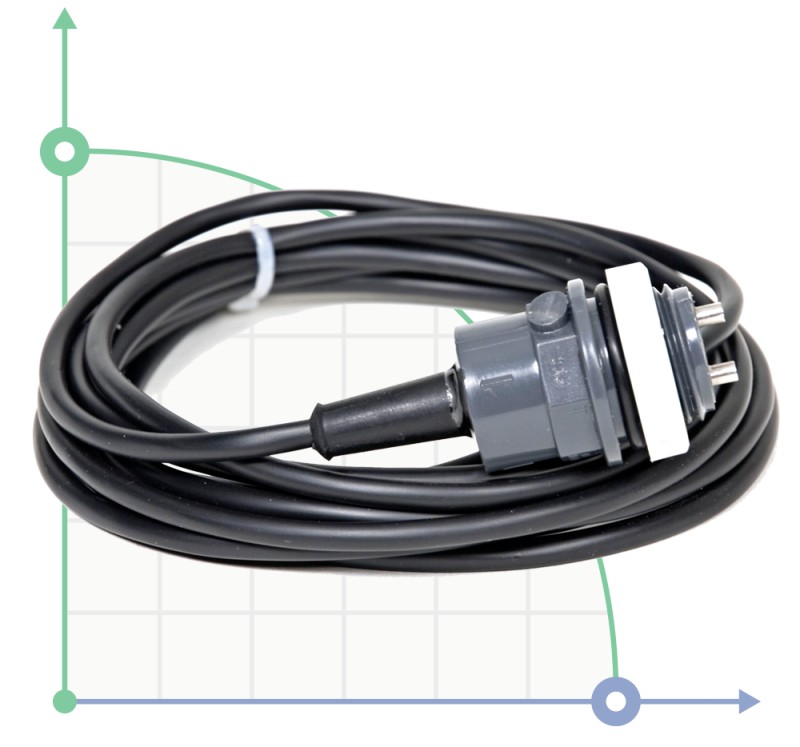 Leitfähigkeitssensor CD, PTFE, K=5 (0-2. 000 uS)